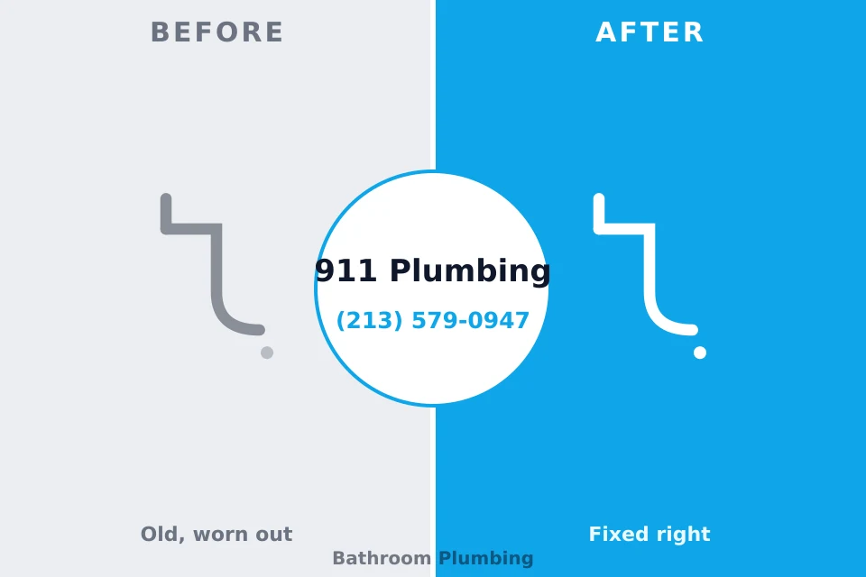 Before and after: plumbing repair Golden Valley, AZ